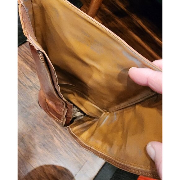 Vintage Steve Madden Brown Leather Heeled Mid-Calf Boots Size 8.5 B - Picture 9 of 14